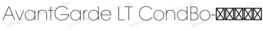 AvantGarde LT CondBo字体转换
